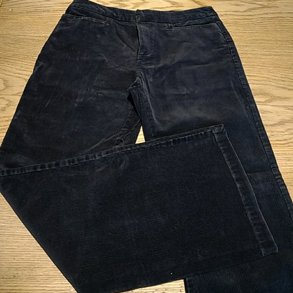 Women's black corduroy pants
